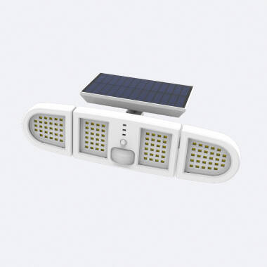 Foco Projetor LED Solar 5W IP com Sensor de Movimento PIR e Crepuscular