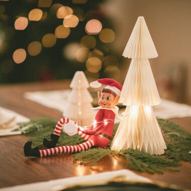 Imagen de Árbol de Navidad LED de Papel con Batería Amethy