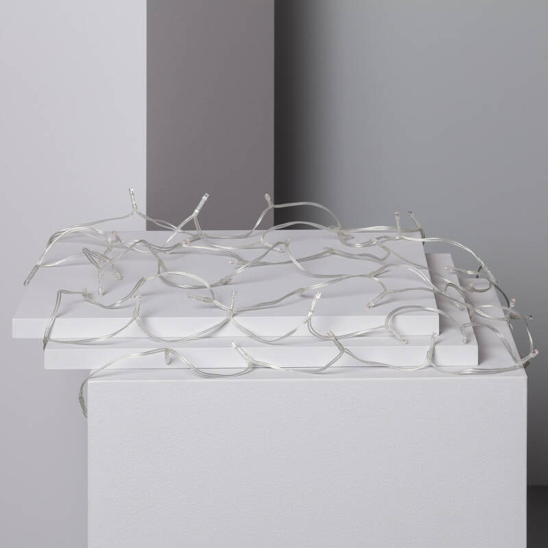 Imagen de Guirnalda Exterior Cable LED con Batería 5m Imagen de Guirnalda Exterior Cable LED con Batería 5m