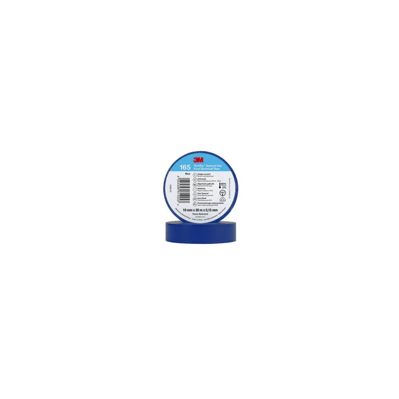 Imagen de Cinta Aislante Temflex 165 PVC 19mm x 20m 3M 7100184800