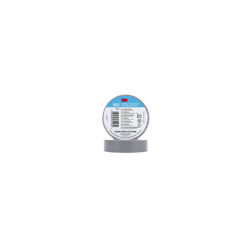 Imagem de Fita Isolante Temflex 165 PVC 19mm x 20m 3M 7100184800