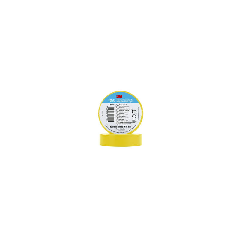 Imagen de Cinta Aislante Temflex 165 PVC 19mm x 20m 3M 7100184800