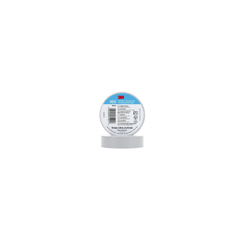 Imagen de Cinta Aislante Temflex 165 PVC 19mm x 20m 3M 7100184800