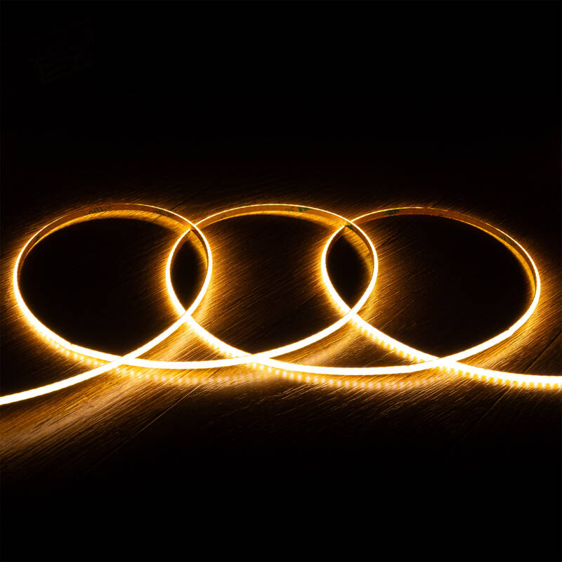 Imagen de Tira LED 24V DC COB 320 LED/m 360 lm/m 5m IP20 CRI90 Ancho 3mm Superestrecha Corte 5 cm