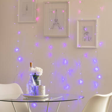 Imagem de Cortina de Grinalda LED para Exterior  1m com Bateria Centauro