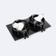 Imagen de Foco Downlight Cuadrado Basculante GU10 6W Corte 75x150 mm PC