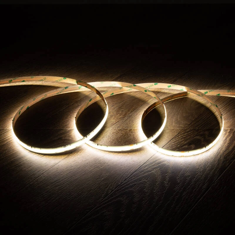 Imagem de Fita LED Digital SPI 24 V COB, 360 LEDs/m, 5 m, Largura de 10 mm, Corte de 8 cm, IP20, CRI 90