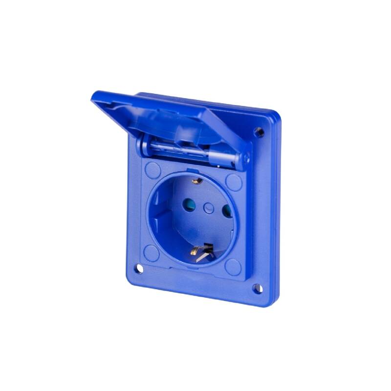 Imagen de Enchufe Schuko con Tapa 2P+T SCAME 574062