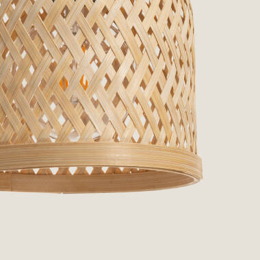 Imagen de Lámpara de Mesa Metal y Bambú Adola