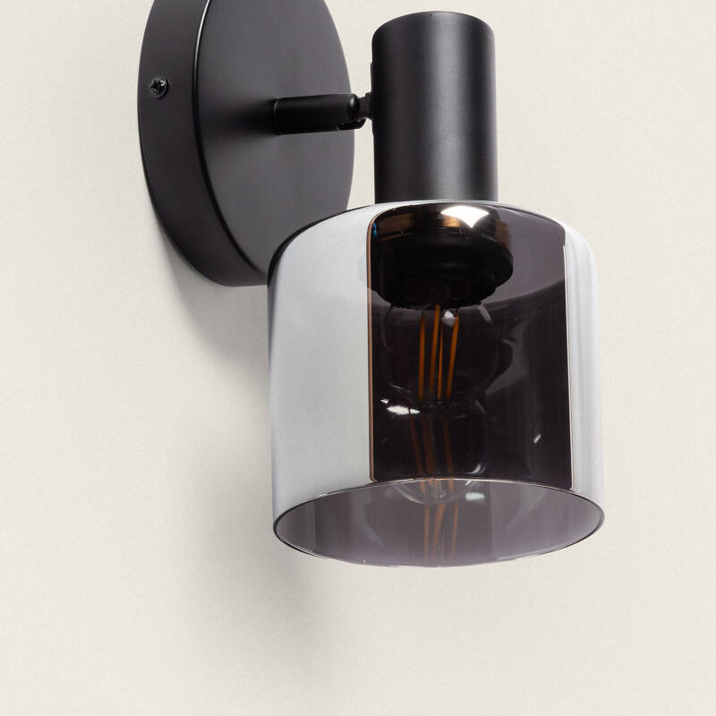 Imagen de Lámpara de Pared Metal y Cristal Danae