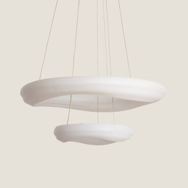 Fotografia do produto: Candeeiro Suspenso LED 72W Metal Ø550 mm Kate Duo