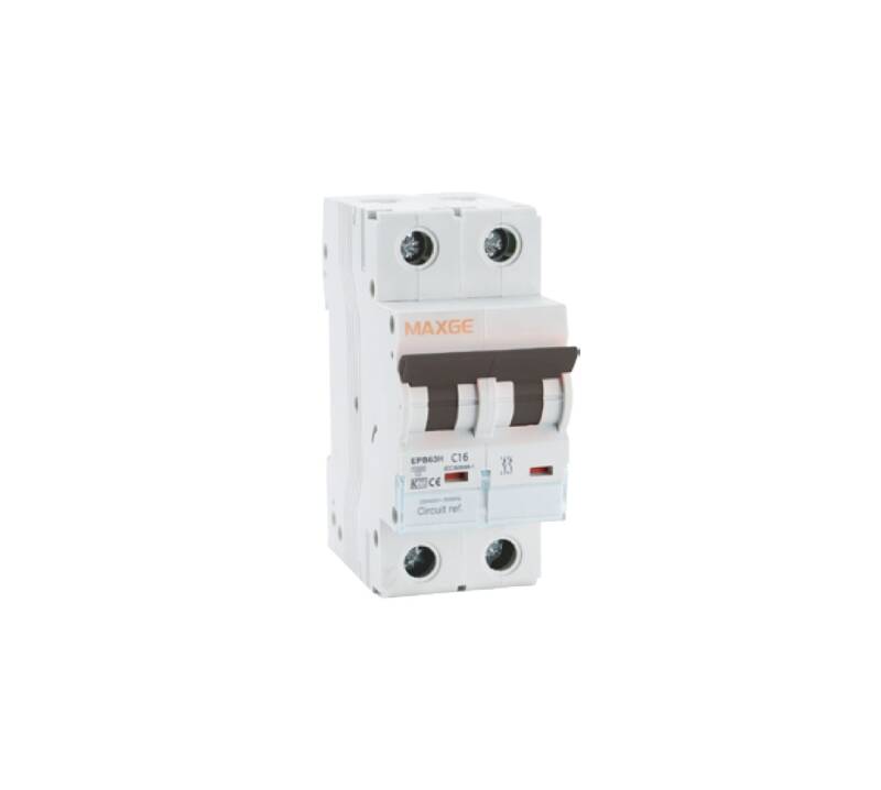 Imagem de Interruptor Magnetotérmico 1P+N y 2N 6A 4kA Curva C MAXGE Alpha+