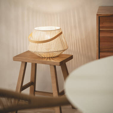 Imagen de Lámpara de Mesa Cuerda de Algodón Bris Diantha