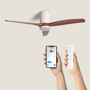 Ventilador de Techo Silencioso Angistri Blanco 132cm Motor DC