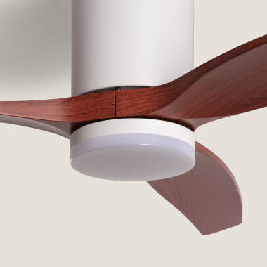 Imagem de Ventoinha de Teto Silenciosa Angistri Branco 132 cm com Motor DC