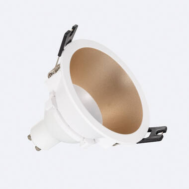 Foco Downlight Cónico GU10 6W Corte Ø 75 mm PC