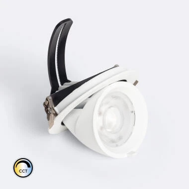 Downlight LED 24W Circular Direccionable Chip OSRAM 38º CCT 120 lm/W LIFUD Corte Ø 125 mm