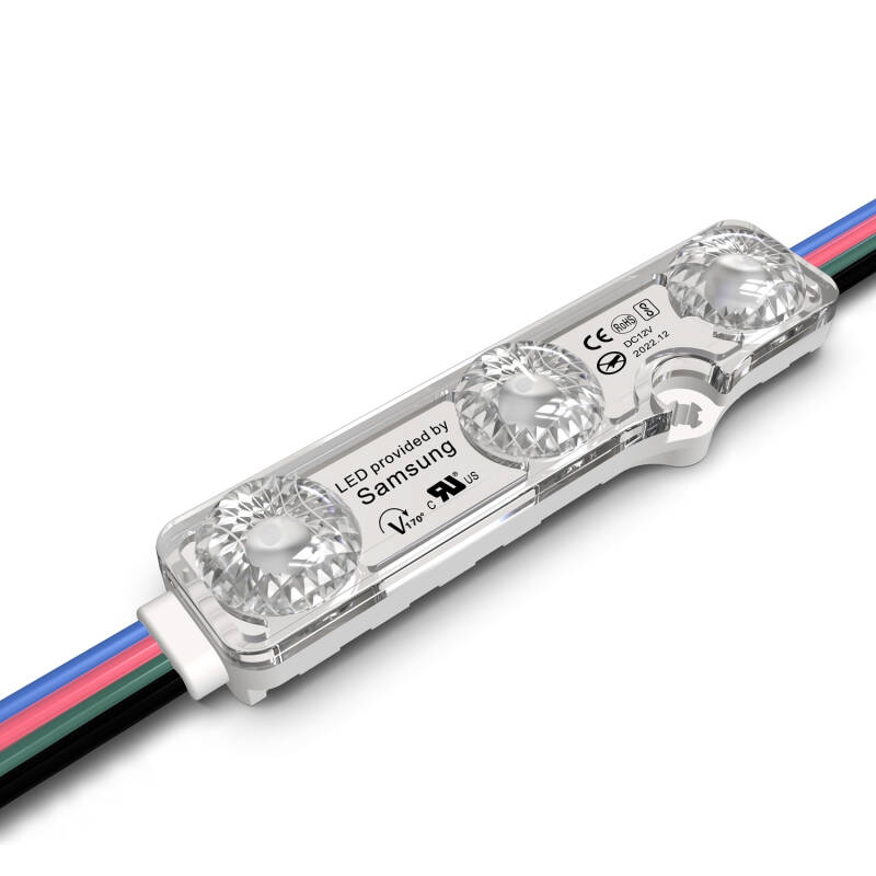 Imagen de Módulo LED SAMSUNG Pro RGB 50 Piezas 36W IP68 12V DC para Carteles Publicitarios