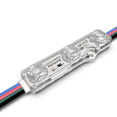 Módulo LED SAMSUNG Pro RGB 50 Piezas 36W IP68 12V DC para Carteles Publicitarios
