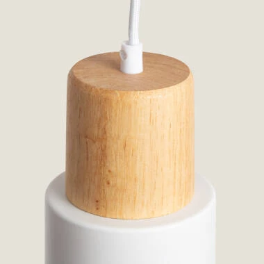 Imagen de Lámpara Colgante Aluminio y Madera Kidonge