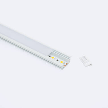 Perfil de Alumínio de Chão Pisável para Fitas LED até 12 mm
