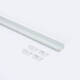 Imagen de Perfil de Aluminio Pisable para Suelo para Tiras LED hasta 12 mm