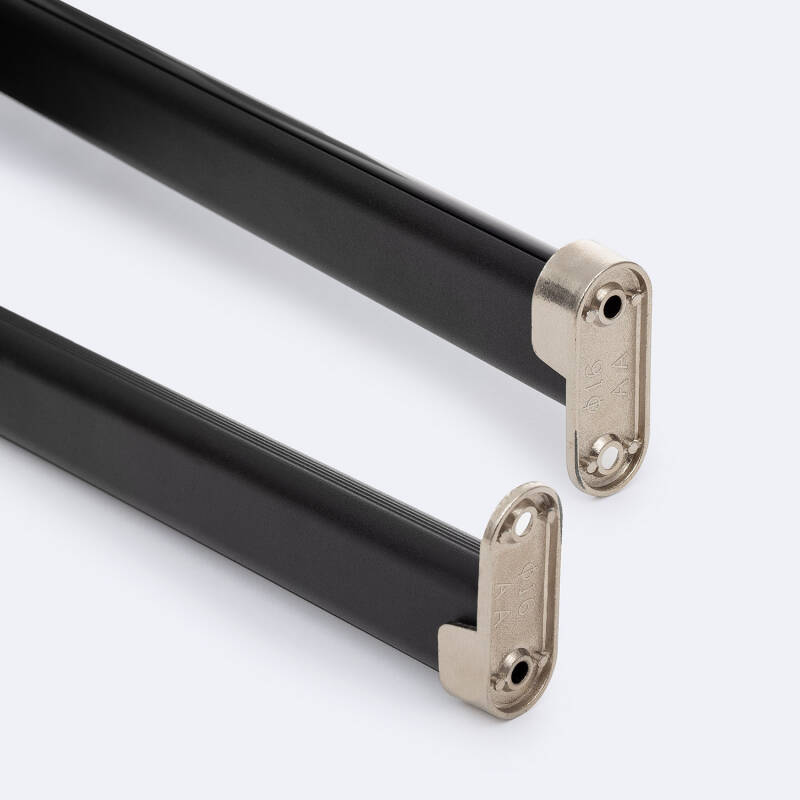Imagem de Perfil de Alumínio Barra para Pendurar Roupas para Guarda-roupa para Fitas LED até 12 mm