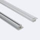 Imagen de Perfil Aluminio Empotrable con Clips y Tapa Continua para Tiras LED hasta 12 mm con Tapa Continua