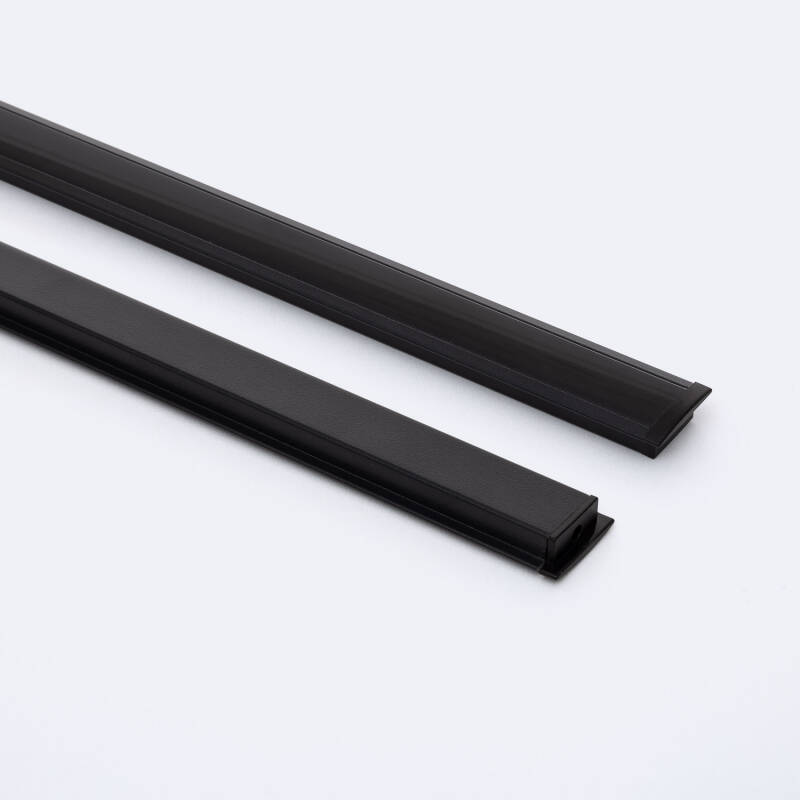 Imagen de Perfil de Aluminio Empotrable con Tapa Continua para Tiras LED de hasta 12 mm
