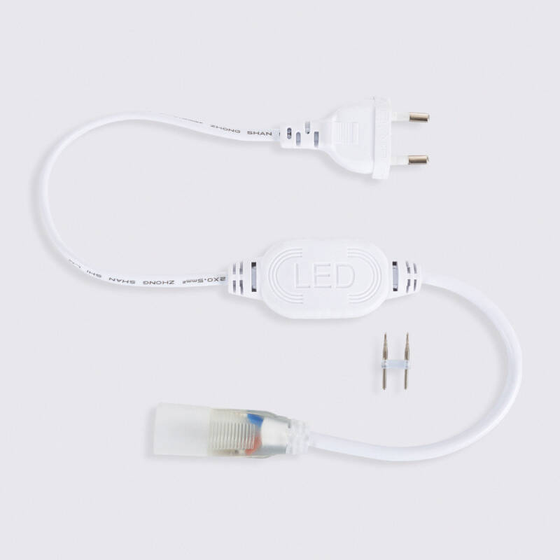 Imagen de Cable Rectificador Tira Neón LED 7.5W/m Regulable 220V AC 120 LED/m Semicircular 180º IP67 a Medida Corte cada 100 cm