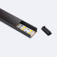 Imagen de Perfil Aluminio Superficie para Tira LED hasta 20 mm con Tapa Continua