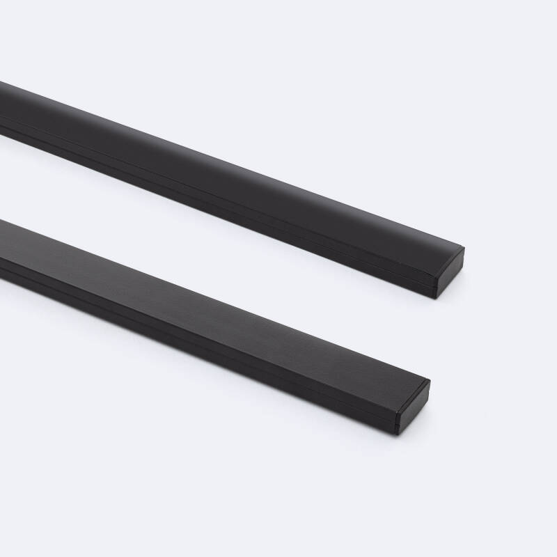 Imagen de Perfil Aluminio Superficie para Tira LED hasta 20 mm con Tapa Continua