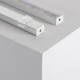 Imagen de Perfil de Aluminio Superficie con Tapa Continua para Tira LED hasta 15 mm