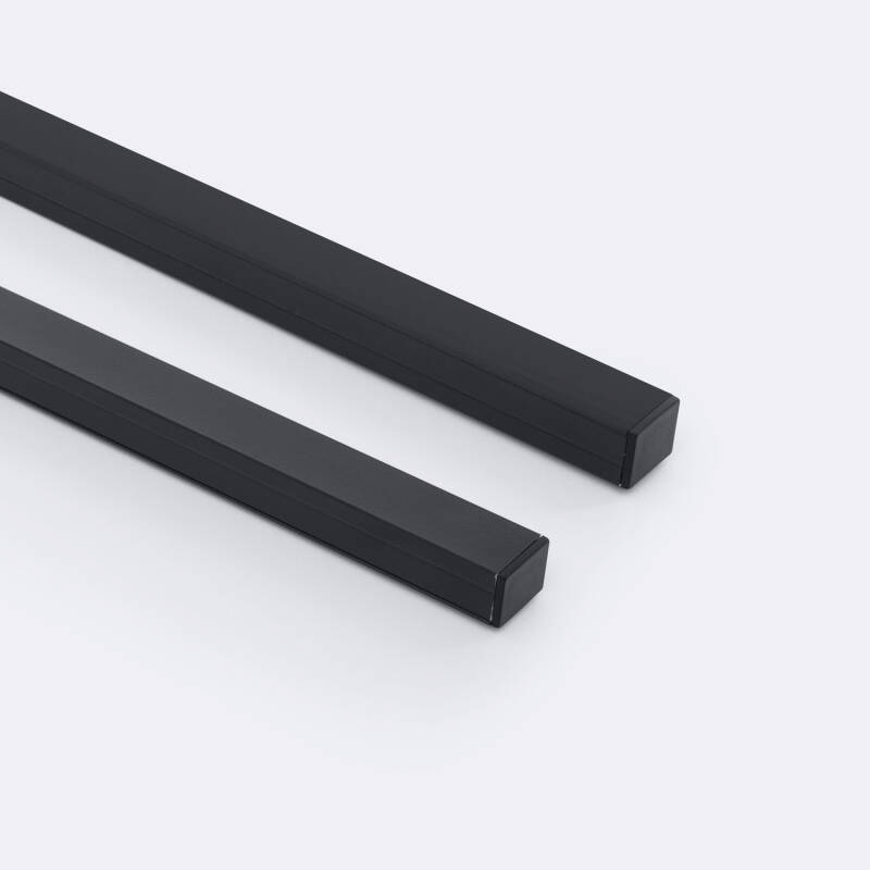 Imagem de Perfil Alumínio Superfície para Fita LED até 15 mm com Tampa Contínua Imagem de Perfil Alumínio Superfície para Fita LED até 15 mm com Tampa Contínua