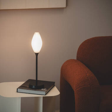 Imagen de Lámpara de Mesa LED Portátil Exterior con Batería USB Recargable Metal Dukuza