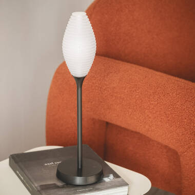 Imagen de Lámpara de Mesa LED Portátil Exterior con Batería USB Recargable Metal Dukuza