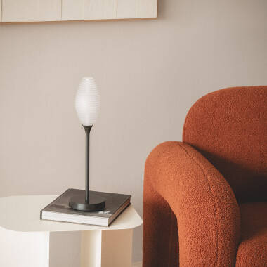 Imagen de Lámpara de Mesa LED Portátil Exterior con Batería USB Recargable Metal Dukuza