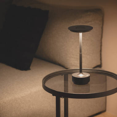 Imagen de Lámpara de Mesa LED Portátil Metal con Batería USB Recargable Astrid