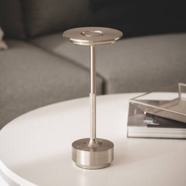 Imagen de Lámpara de Mesa LED Portátil Metal con Batería USB Recargable Astrid