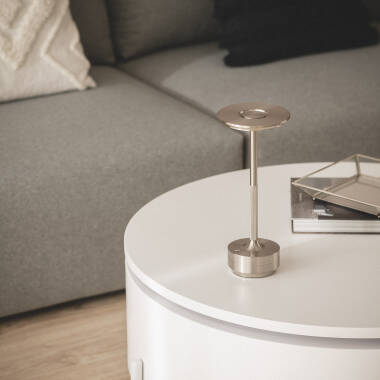 Imagen de Lámpara de Mesa LED Portátil Metal con Batería USB Recargable Astrid