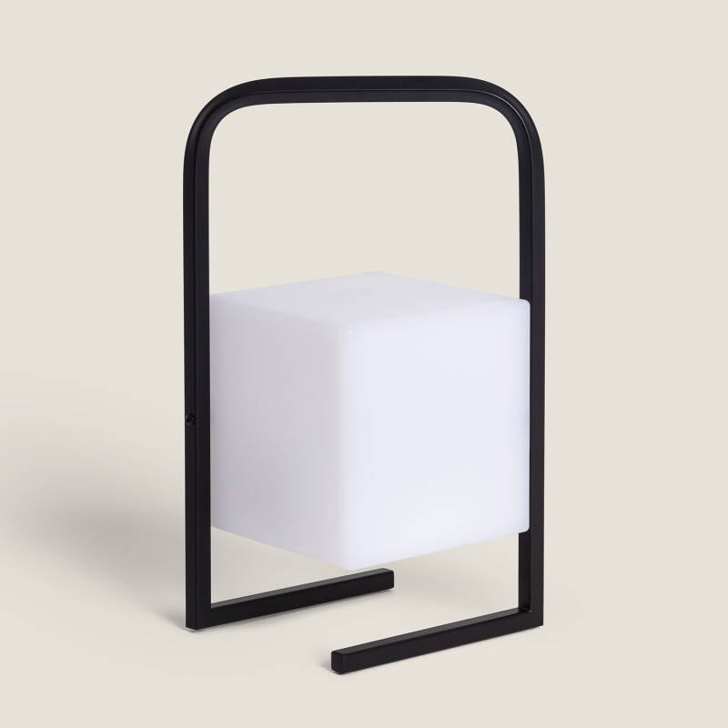 Imagen de Lámpara de Mesa LED Portátil para Exterior Aluminio con Batería USB Recargable Tiber