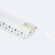 Imagen de Perfil Aluminio Integrado en Escayola/Pladur Esquina Arista para Tira LED hasta 15 mm con Tapa Continua