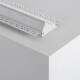 Imagen de Perfil de Aluminio Empotrable para Escayola / Pladur con Tapa Continua para Tira LED hasta 20mm