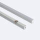 Imagen de Perfil de Aluminio Superficie Mini con Tapa Continua para Tira LED hasta 6 mm