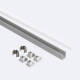 Imagen de Perfil de Aluminio Superficie Mini con Tapa Continua para Tira LED hasta 6 mm
