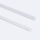 Imagen de Perfil de Aluminio Esquina Tapa Circular 2m para Tira LED hasta 5 mm 