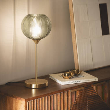 Imagen de Lámpara de Mesa Metal y Cristal Klimt