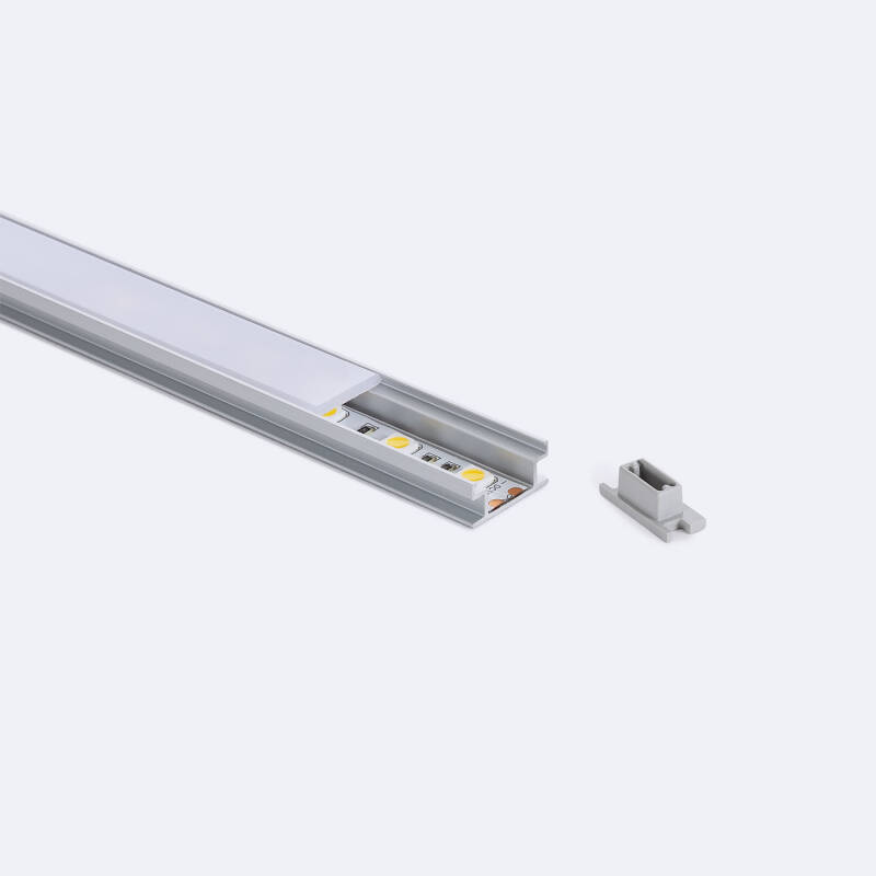 Imagen de Perfil de Aluminio Pisable para Suelo para Tiras LED hasta 10 mm
