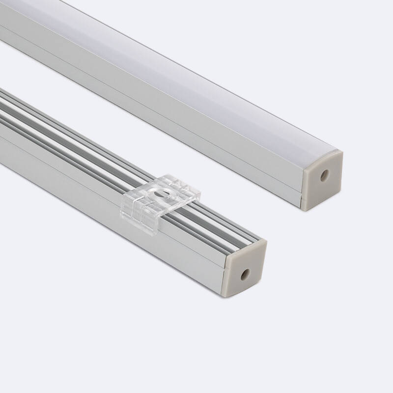 Imagen de Perfil de Aluminio Superficie con Tapa Continua para Tira LED hasta 13 mm