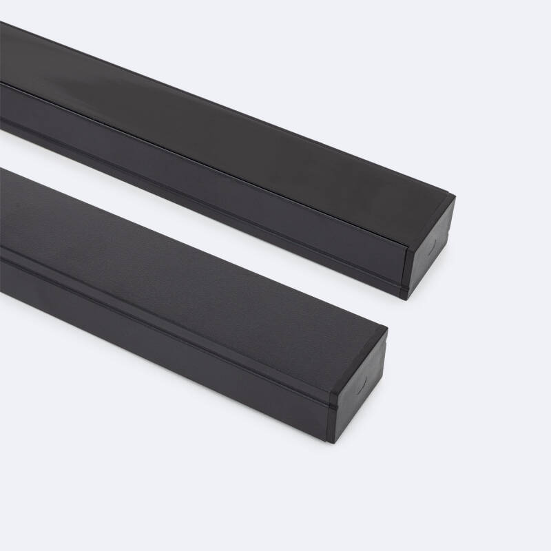 Imagem de Perfil Alumínio Superfície para Fita LED até 22 mm com Tampa Contínua